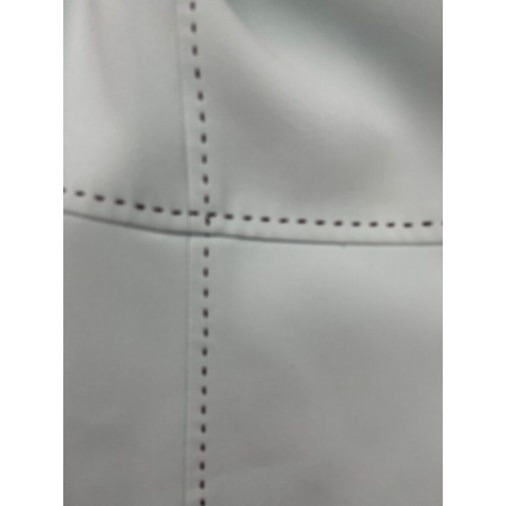 Kasper Women Long Sleeve Mint with Black Stitching Open Front Jacket Size 8 - Picture 6 of 8